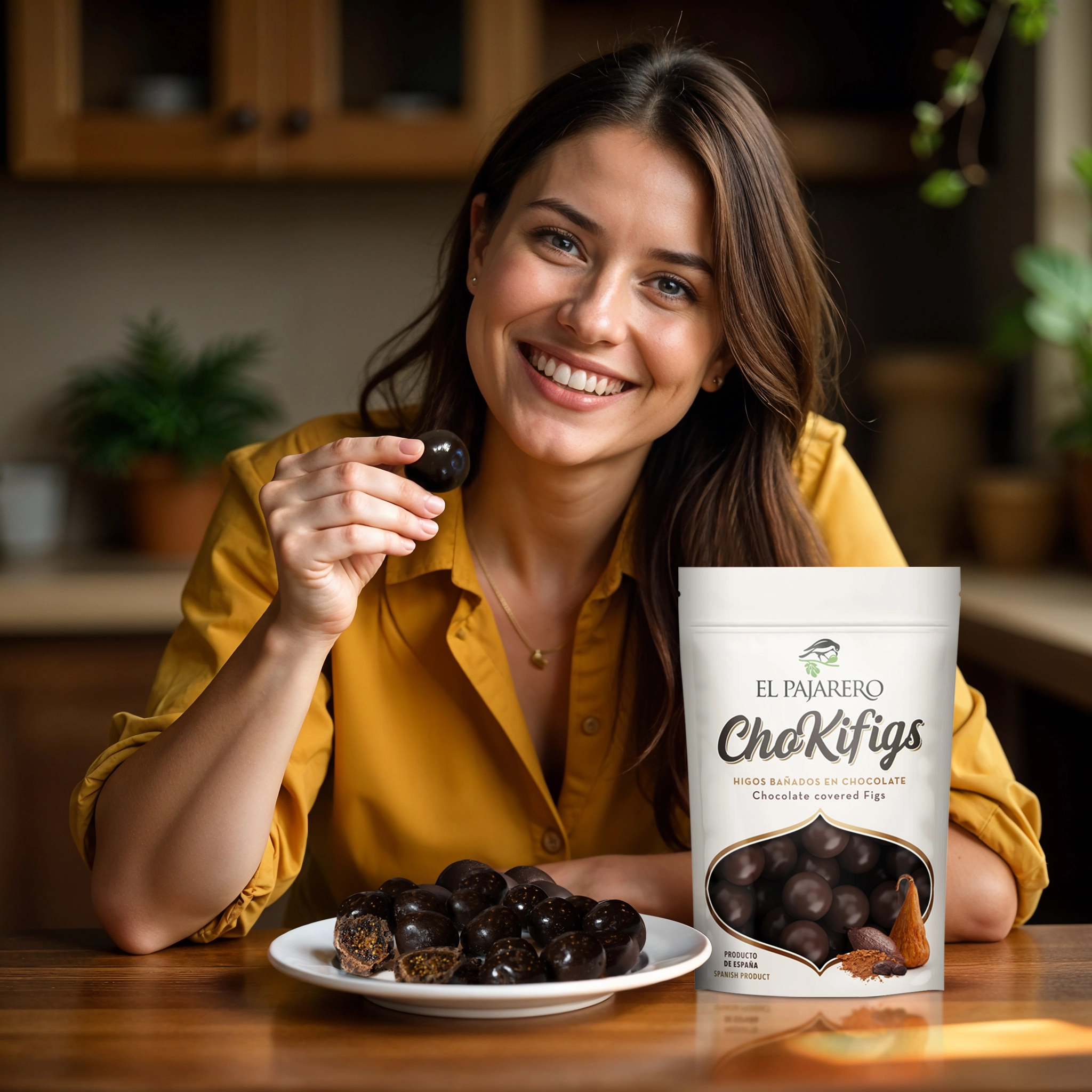 higos rellenos chocolate